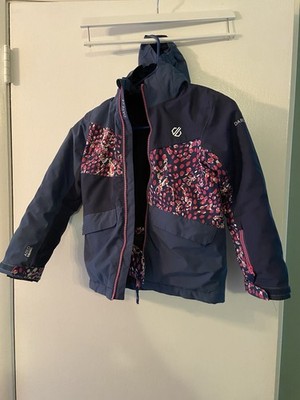 Dare 2B Girls Jacket, Pink And Blue, Size 6/7