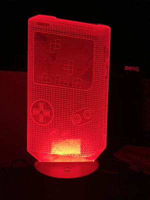 3D Decorative Lamp PlayStation, For  Gamers ,Night Light, 16 colors