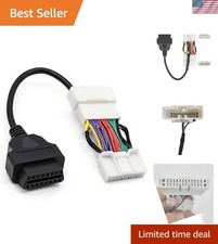 OBDII Diagnostic Cable Adapter 26 Pin to 16 Pin Compatible with Tesla Model 3...