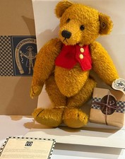 Knickerbocker Toy Co Limited Edition 15" Dawson Mohair Teddy Bear Tags COA Box