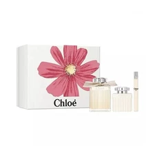 CHLOE 3 PC GIFT SET FOR WOMEN - 3.4 OZ EDP + 3.4 OZ BODY LOTION + 0.33 OZ EDP