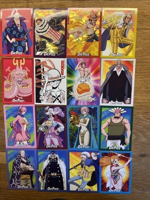 One Piece 25th Anniversary Panini 16x Karten Parallel Ace Luffy Nami Katakuri