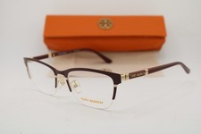 NEW TORY BURCH TY 1069 3313 BORDEAUX GOLD AUTHENTIC EYEGLASSES 53-18