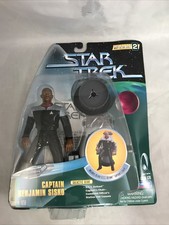 STAR TREK Captain SISKO Action Figure Playmates DS9 1998 Warp Factor S 2 NEW
