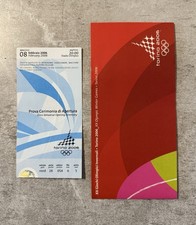 Torino 2006 Olympic Winter Games Ticket Dress Rehearsal Opening Ceremony - USED