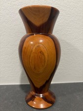 Handmade Cedar Wood Vase Hand Turned 7 7/8