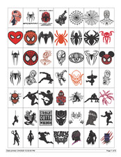 HUGE NEW SUPER HERO COLLECTION MACHINE EMBROIDERY DESIGNS PES 4X4 USB