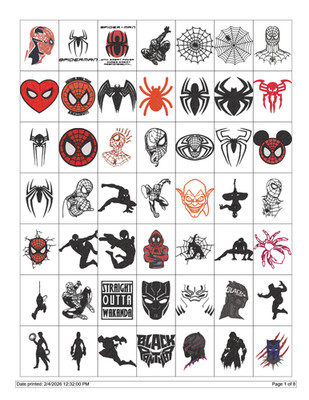 HUGE NEW SUPER HERO COLLECTION MACHINE EMBROIDERY DESIGNS PES 4X4 USB