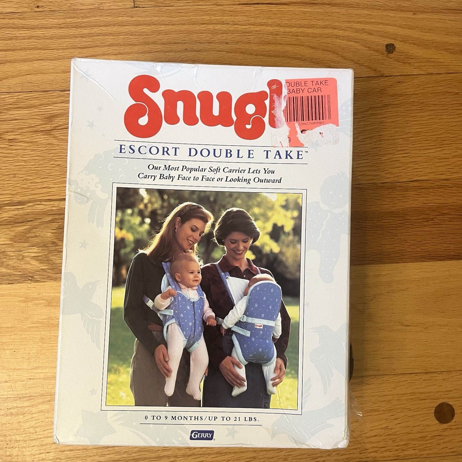 NEW Snugli Escort Double Take Soft Baby Carrier NIB, 0-9 months, 21 lb limit 