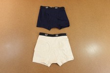 Baby Gap Toddler Boy Size 4-5 Navy Oatmeal Boxer Briefs 2 Pack New