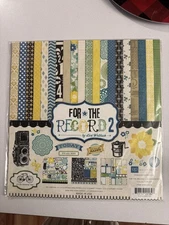 Echo Park, FOR THE RECORD 2, Lori Whitlock, Scrapbook Collection Kit, NEW