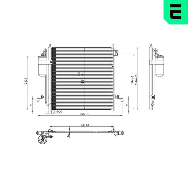 Kondensator Klimaanlage ERA 667300 FüR Mitsubishi L200 Triton KA4T 4WD KB4T-image