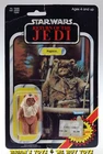 Vintage Kenner Star Wars Carded 3.75" ROTJ Paploo Action Figure C4 (torn hang...