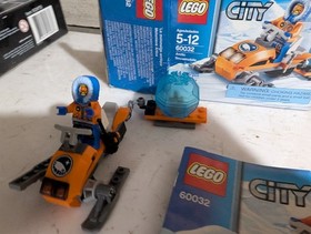 LEGO City Coast Guard Helicopter 60013 Complete Set 230 Pieces 60032 Snowmobile 