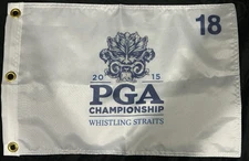 2015 PGA CHAMPIONSHIP AT WHISTLING STRAITS PIN FLAG W GROMMETS PGA TOUR