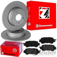 Zimmermann Bremsscheiben 303Mm + BelÄGe Hinten Passend FüR Mazda CX-5 KE GH