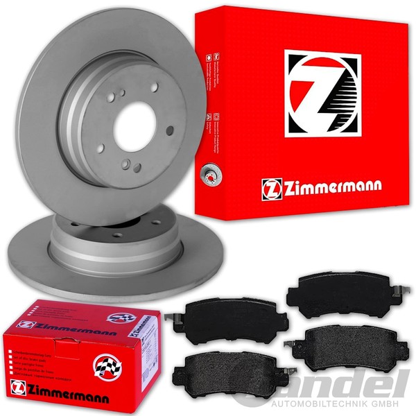 Zimmermann Bremsscheiben 303Mm + BelÄGe Hinten Passend FüR Mazda CX-5 KE GH-image
