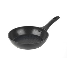 Salter Frying Pan Geo Hex Forged Aluminium Dishwasher Induction Safe Black 20 cm