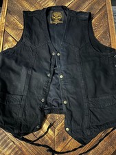 Milwaukee Performance Black Denim Gun Pocket Vest Mens Size XXL