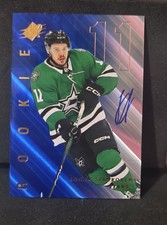 2024-25 SPx Logan Stankoven RC Rookie  blue auto