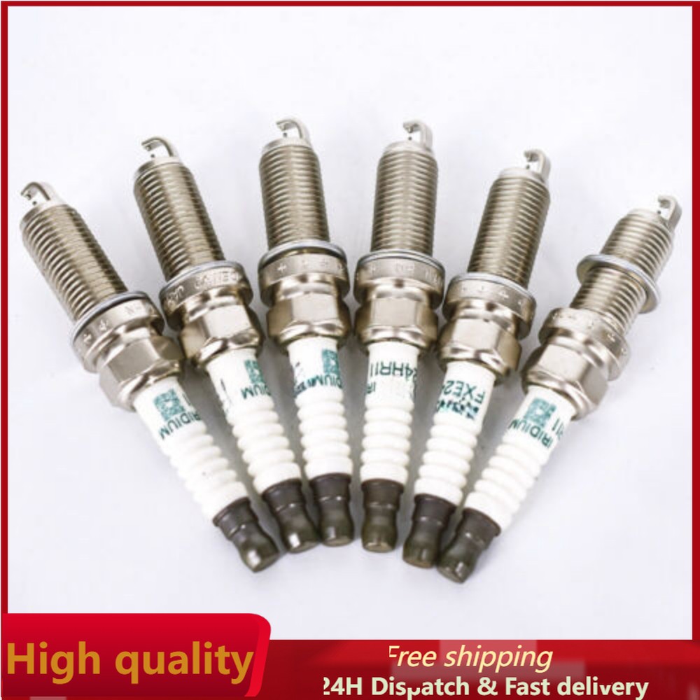 6PCS NEW OEM 22401-JK01D FXE24HR11 Spark Plugs Fits for INFINITI 3457 320HP NEW