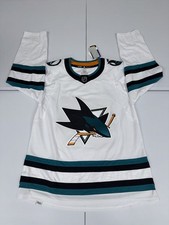 Adidas NHL San Jose Sharks Brent Burns Authentic Jersey HS1247 Size 54 White