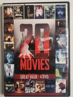 Official 2014 Echo Bridge Entertainment 20 Horror Movies 4 Disc Set (DVD)