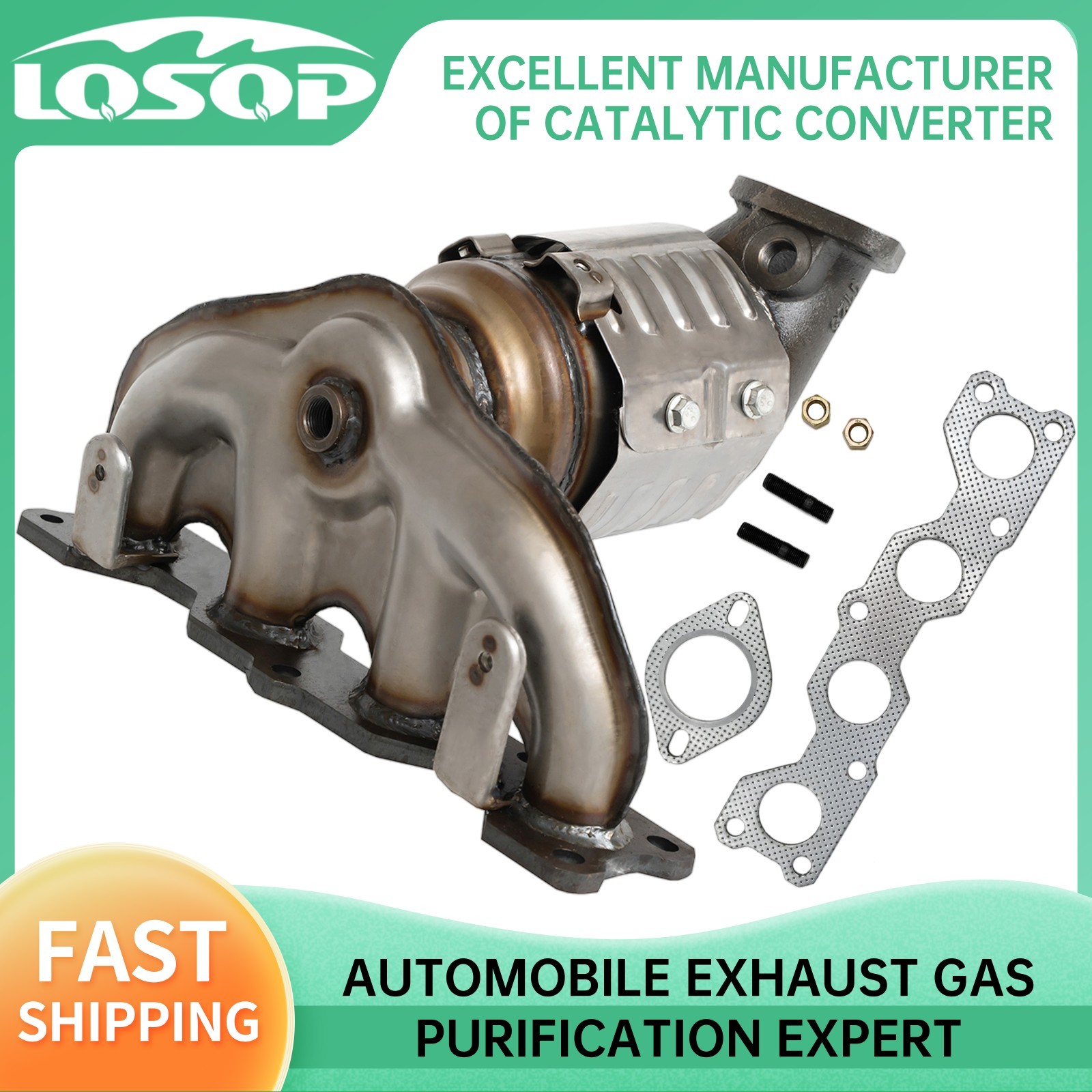 Catalytic Converter For Hyundai Santa Fe 2010-2012 Kia Sorento 2011-2013 2.4L