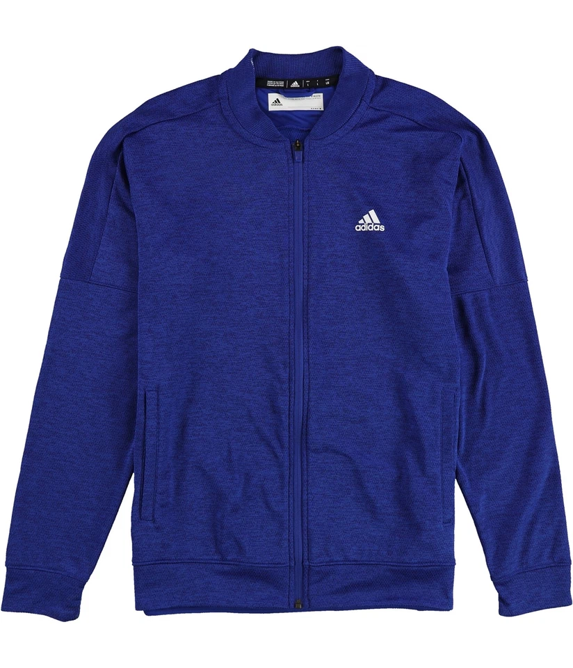 Adidas Womens Classic Track Jacket Sweatshirt, blue, L