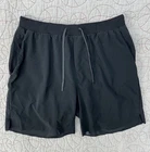 Rabbit Cruisers 7” Core Running Shorts Black Brief Lined / Men’s Large