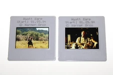 WYATT EARP - 2 press kit slides Kevin Costner Dennis Quaid Gene Hackman A Gish