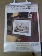 Currier  Ives Needlework American Farm Scenes No. 4 Winter 14" x 18"