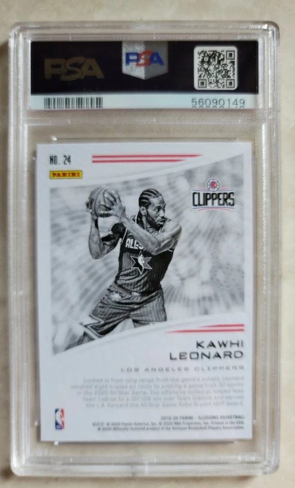 🔥2019 Panini Illusions NBA #24 Kawhi Leonard Season Highlights PSA 10 Pop 13🔥 - Image 2 of 3