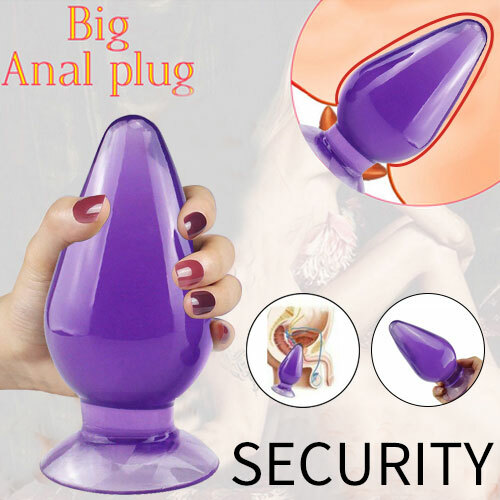 Huge Big Extra Large Silicone-Anal Butt Plug Dildo G-spot for Men-Women Sex-Toys - Picture 2 of 12