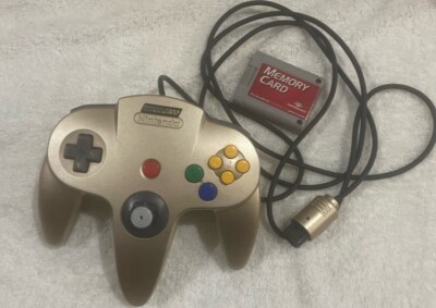 Nintendo 64 Gold NINTENDO POWER 100 Controller N64 Original