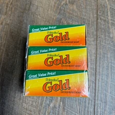 Vintage Palmolive Gold Deodorant Bar Soap 3 Pack 3.2 Oz - SEALED