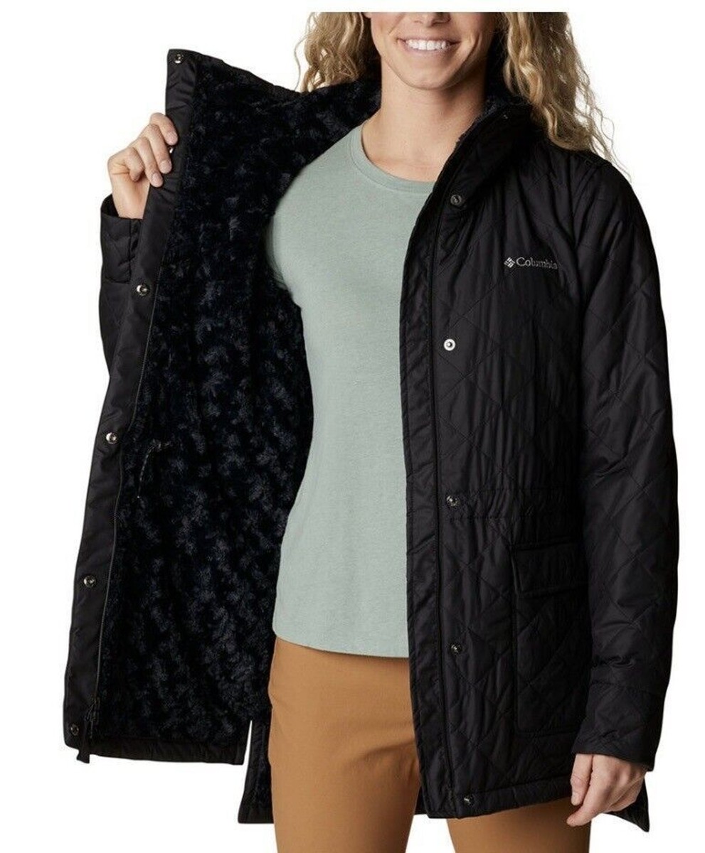 Columbia Women's Copper Crest Novelty Quilted Puffer Coat Size M