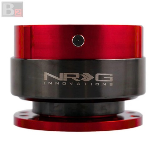 NRG Gen 2.0 Red Steering Wheel Quick Release Hub Kit Universal Fitment - Picture 4 of 4