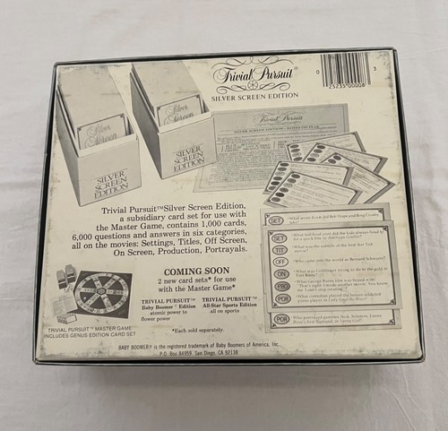 Trivial Pursuit Silver Screen Edition Card Set - Picture 3 of 3