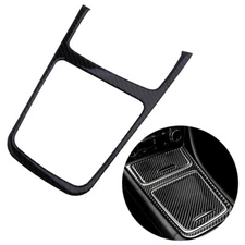 Carbon Fiber Center Console Storage Box Cover Panel Fit for Mercedes CLA GLA New