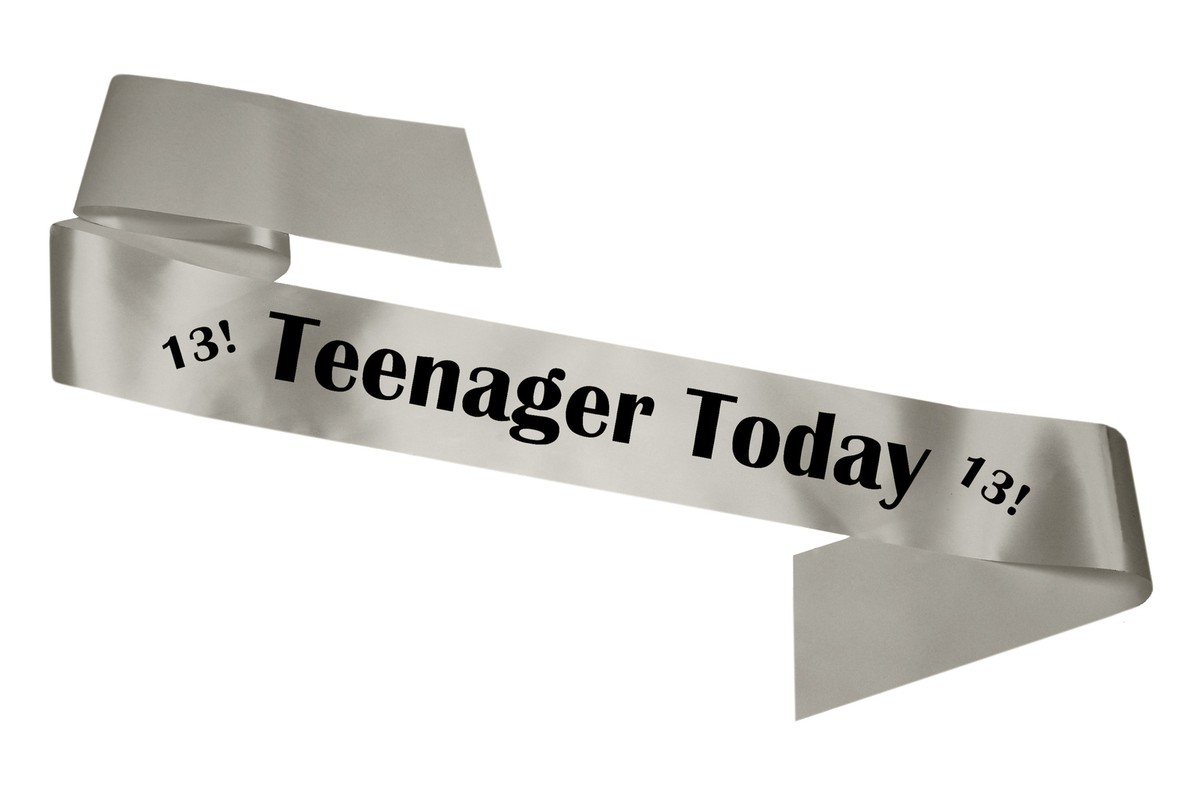Simply Sashes Purple 13th Birthday Sash – Happy Birthday Banner For Teenager, Personalize