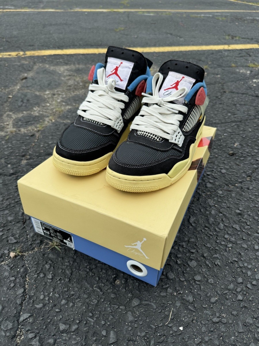 Size 9 - Jordan 4 Retro x Union LA Mid Off Noir 194500711983| eBay