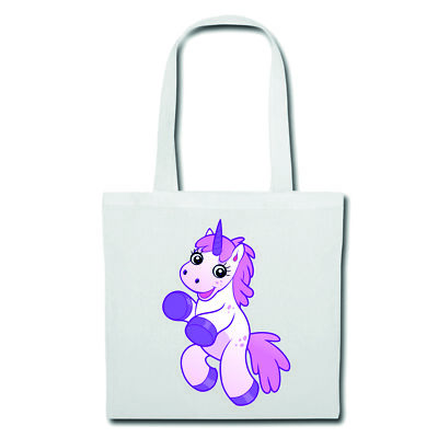 Tasche Beutel Baumwolltasche Einhorn Unicorn Fabelwesen Pferd Ziege Licorne Unic