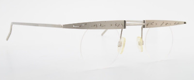 B. Angeletti Artful Vintage 90s Beam Glasses Industrial Architect Round Rare
