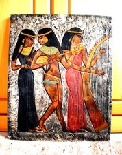 ALT &Auml;gypten Egypt Bild WandRelief WandTafel WandPlatte WandSkulptur WandPlastik