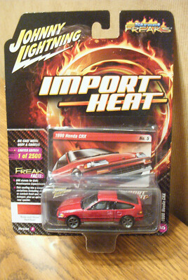 2018 Johnny Lightning Str Freaks Import Heat 1990 Honda CRX  No. 5 R1 VA