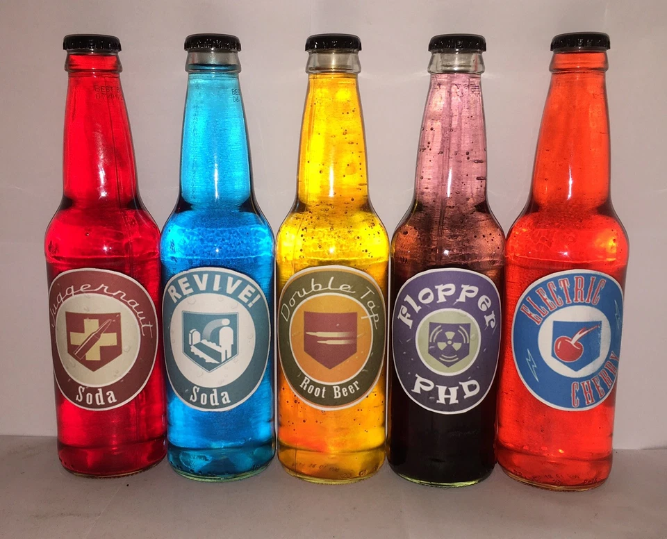 Call of Duty Zombies Perk Bottle Juggernog Quick Revive PHD Speed Cola Black Ops