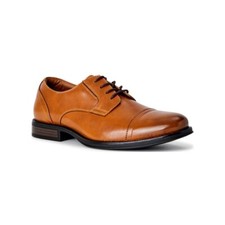 George Men's Branford Brown Casual Dress Oxfords Shoes Various Sizes NEW