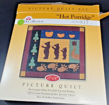 Quilt Collection "Hot Porridge" completed quilt top, 22" x 24"