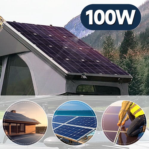 100W Solar Panel Kit 12 Volt Trickle Battery Charger For Car